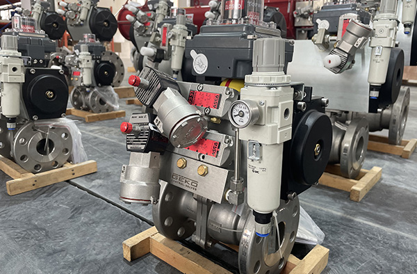 Geko, Guotai Dacheng 탄소섬유 프로젝트에 공압 볼 밸브 공급