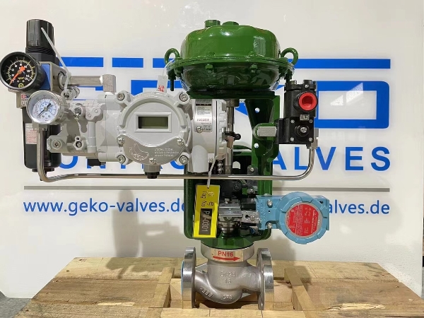 공압 다이어프램 지능형 압력 밸런스 냉각 저소음 단일 시트 제어 밸브