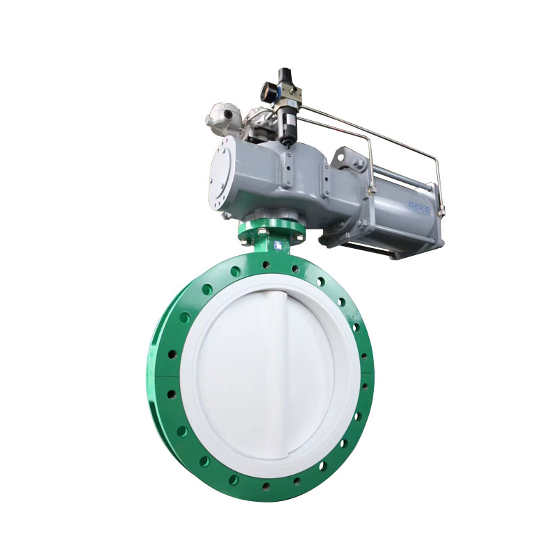 Electric PTFE Butterfly Valve Wafer