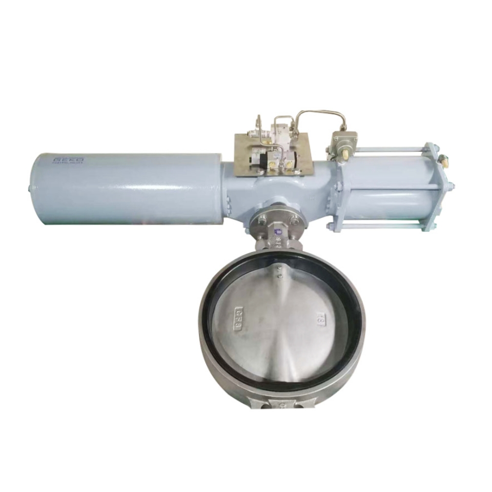 Butterfly Valve with Scotch Yoke Actuator