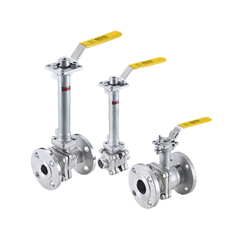 Extended stem cryogenic ball valve for low-temperature pipelines, providing smooth operation, long service life, and reliable cryogenic fluid control